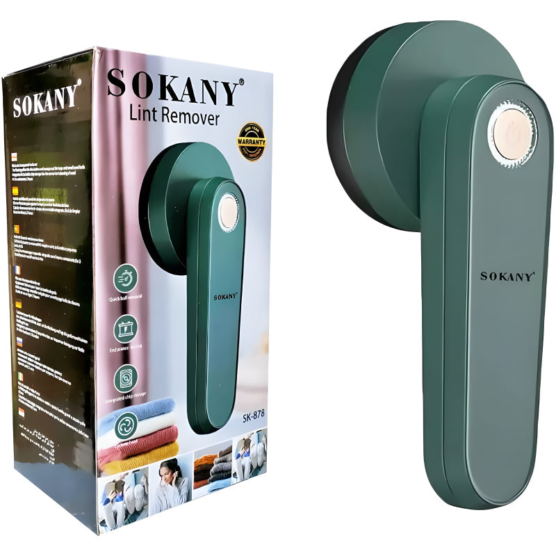 Sokany SK-878 Compact And Portablen Cyclone Head Mini Electric USB Rechargeable Lint Remover