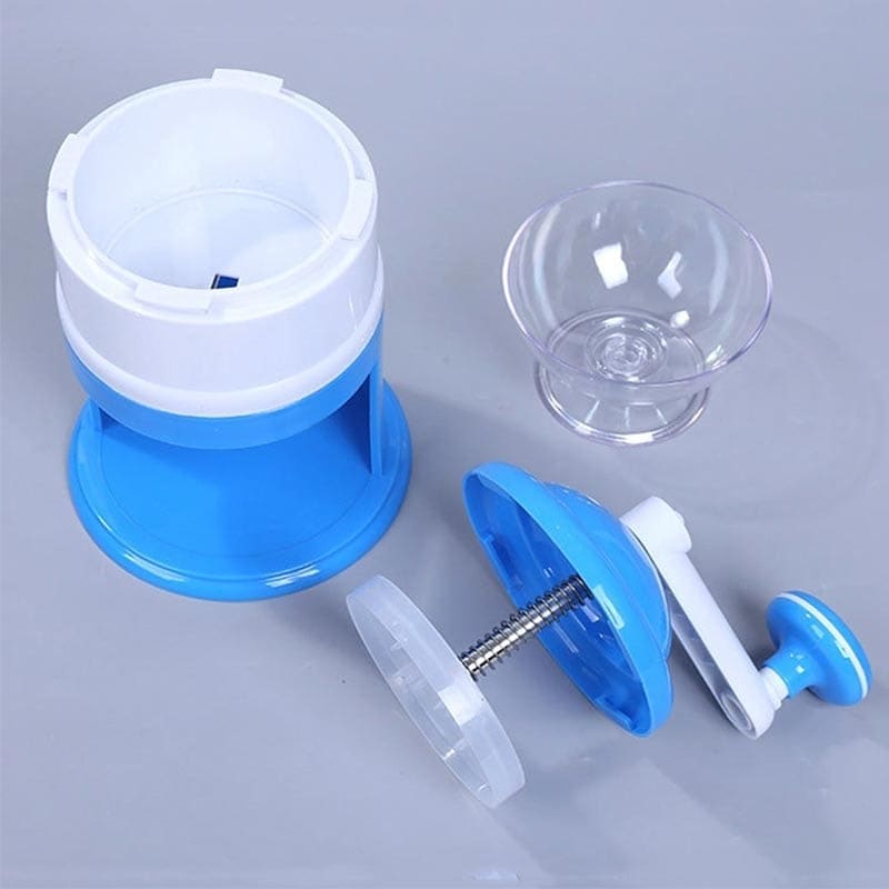 Ice Breaker Hand Crank Kitchen Tool Ice Crusher Snow Cone Maker Machine