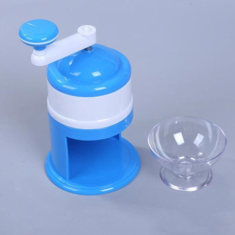 Ice Breaker Hand Crank Kitchen Tool Ice Crusher Snow Cone Maker Machine