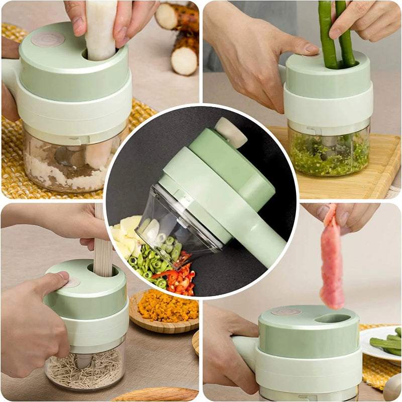 2 In 1 Multi-Functional Electric Handheld Chopper