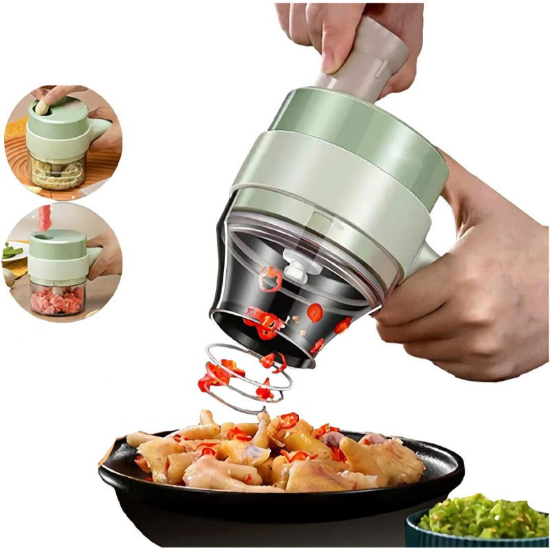 2 In 1 Multi-Functional Electric Handheld Chopper