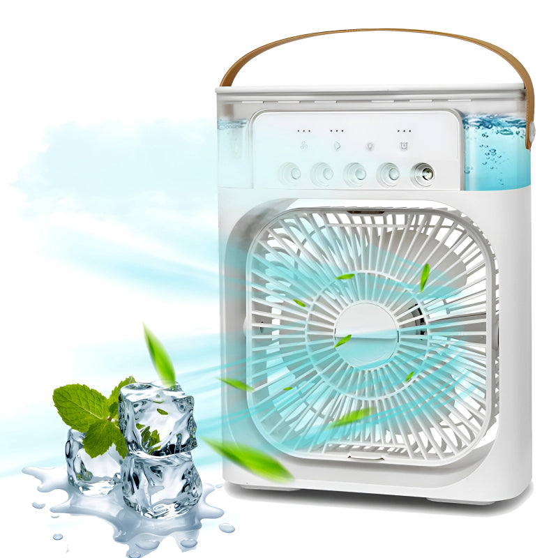 4-In-1 Multi-Functional Portable Air Cooling USB Fan