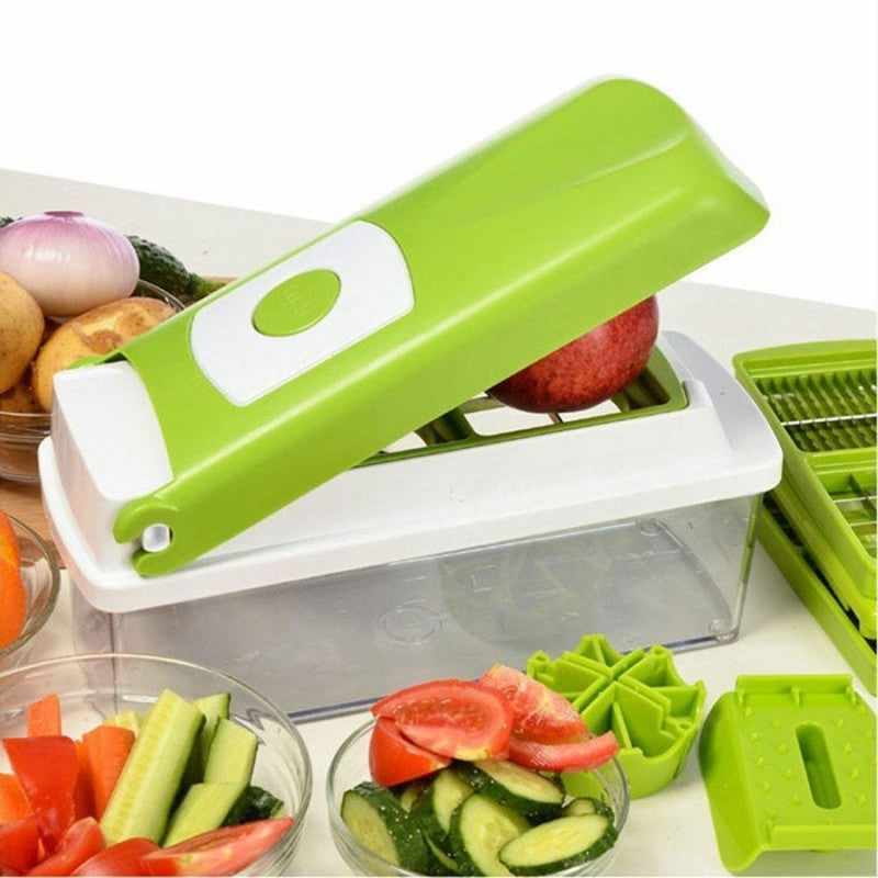 12pcs Set Nicer Dicer vegetable cutter