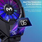 MEMO DL05 Instant Heat Dissipation Phone Cooling Radiator Fan With Temperature Display