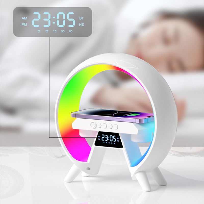 BT-3401 LED Display Wireless Phone Charger Bluetooth Speaker