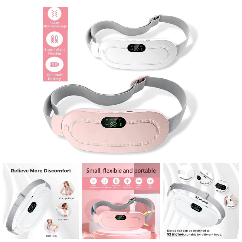 Smart Menstrual Heating Pad With Digital Display