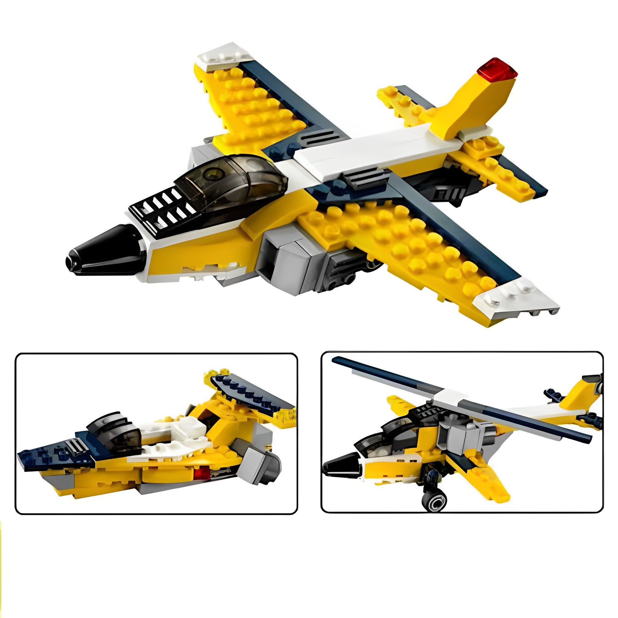 130Pcs Airplane Blocks Toy Set