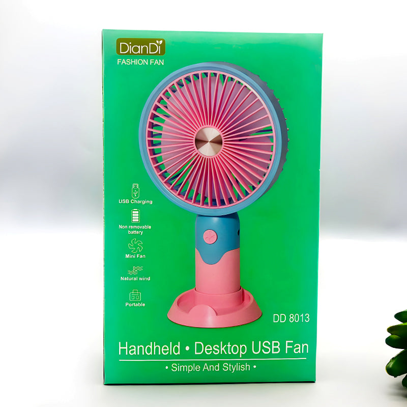 DD-8013 Stylish Mini Portabl Rechargeable Fan