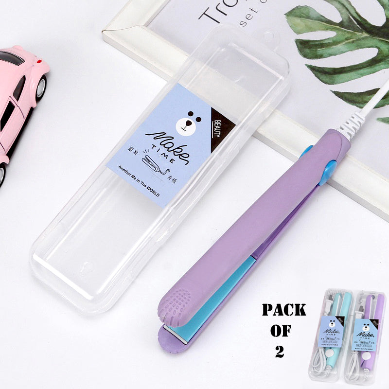 Pack Of 2 Best Quality Mini Portable Hair Straighteners