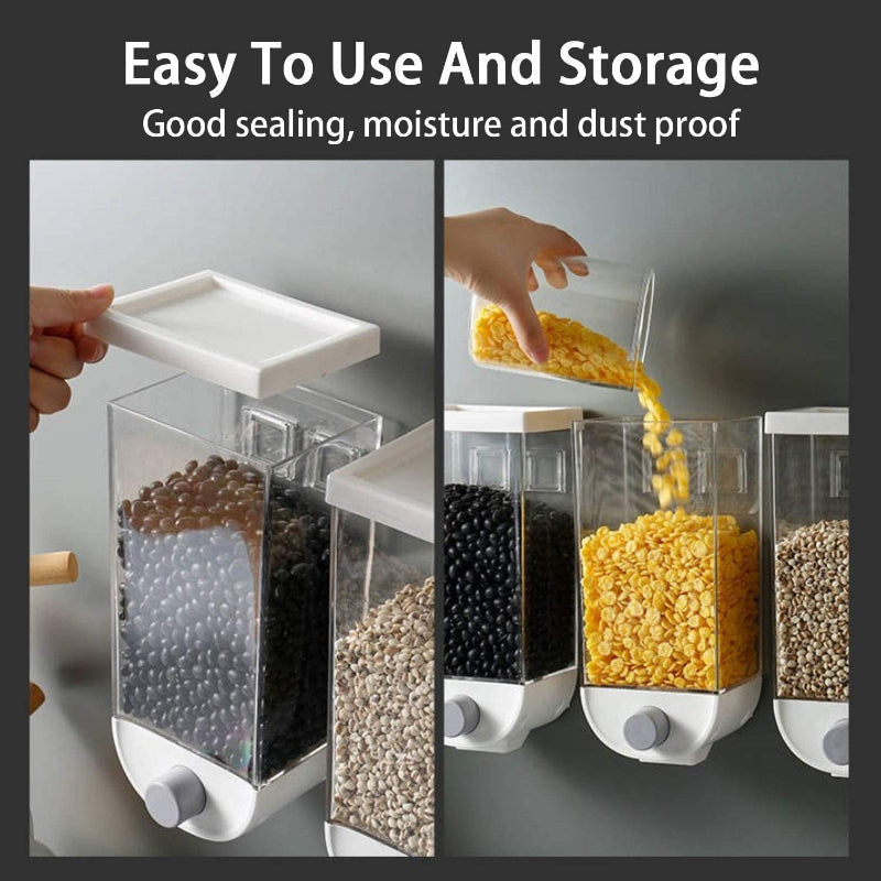 1500ml Transparent Grain Storage Box