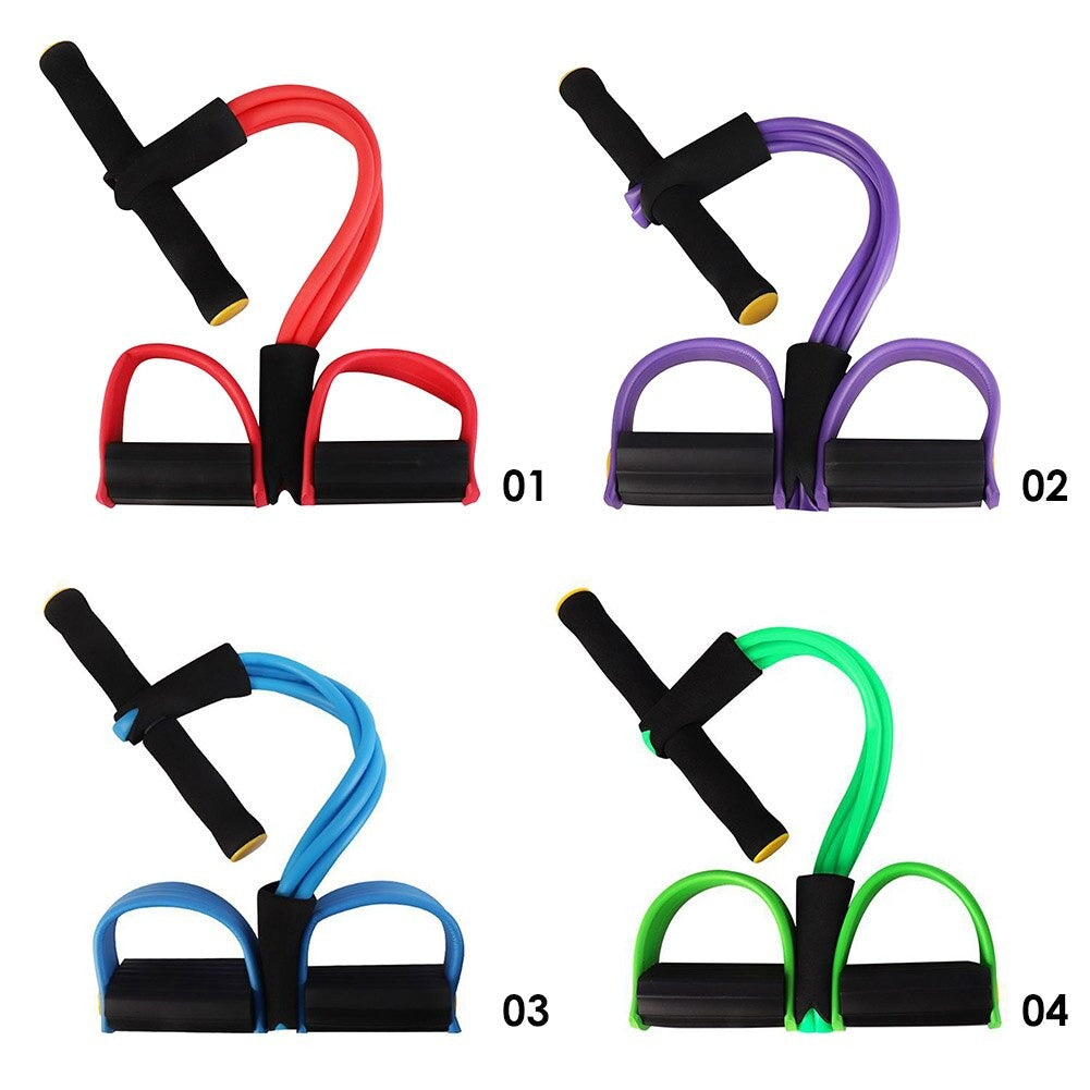 4 Tube Elastic Pull Rope Fitness Equipment