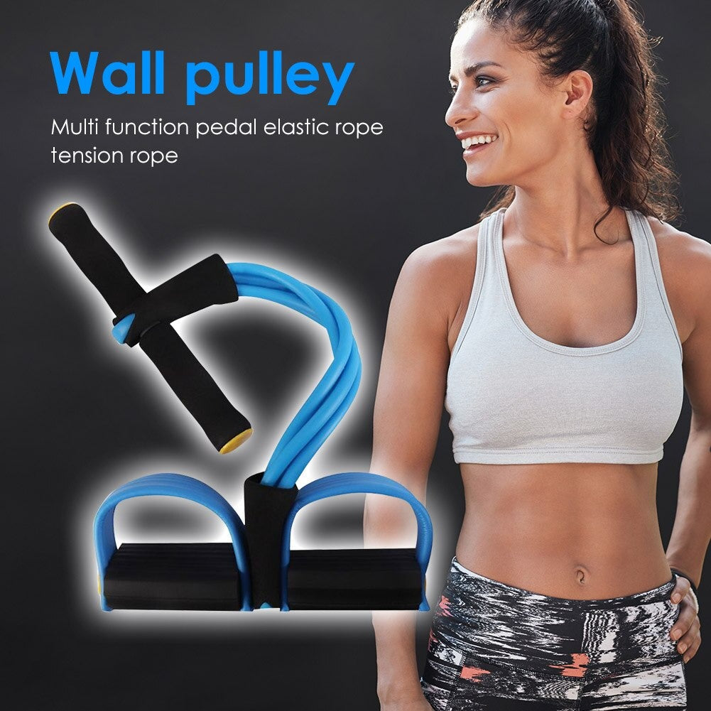 4 Tube Elastic Pull Rope Fitness Equipment