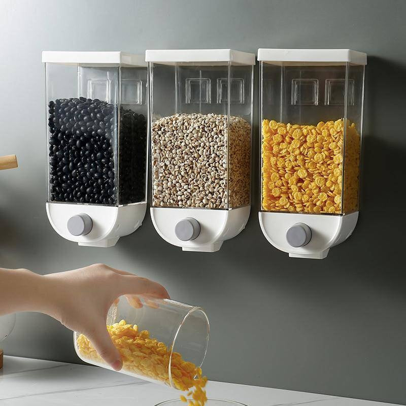 1500ml Transparent Grain Storage Box