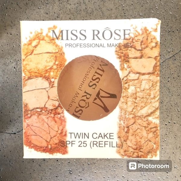 Miss Rose Professional Makeup Twin Cake Powder Spf 25