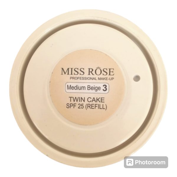 Miss Rose Professional Makeup Twin Cake Powder Spf 25