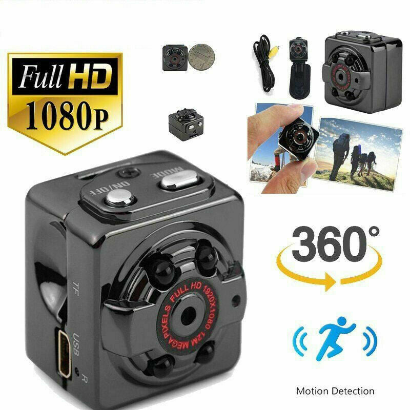 SQ8 High Quality Mini Full HD 1080P Night Vision Hidden Camera